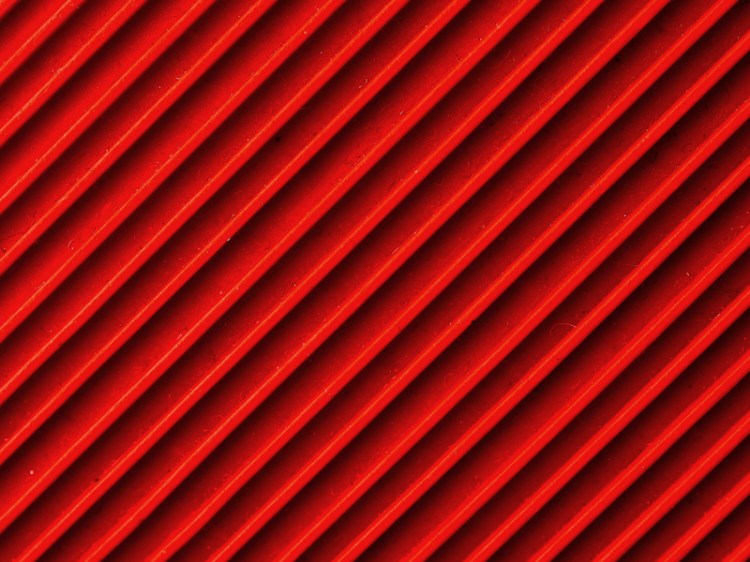 red-grates-onfence